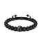 Balance | Gunmetal | Black | Crystal Yin Yang | Macrame Charmballa Bracelet | Men's