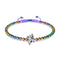 Pegasus | Unicorn Silver | Winged Unicorn Macrame Charm Bracelet
