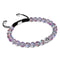Milky Way | Silver | Galaxy Glass Macrame Bead Bracelet | Men's