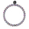 Milky Way | .925 Sterling Silver Gunmetal | Galaxy Glass Bead Bracelet | Men's