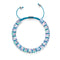 Aquamarine | Silver | Double Mermaid Glass Bracelet