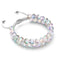 Rainbow Supernova | Silver | Double Galaxy Glass Bracelet