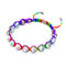Neon Spectrum | Rainbow Supernova | Silver | Galaxy Glass Charmballa Bracelet
