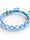 Blue | Aquamarine | Silver | Mermaid Glass Charmballa Bracelet