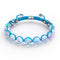 Blue | Aquamarine | Silver | Mermaid Glass Charmballa Bracelet