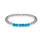 Delightful | Silver | Blue Crystal | Gemstone Expression Bracelet