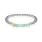 Elated | Silver | Snakeskin Gemstone | Expression Bracelet