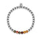 Wild | Silver | Red Picasso Jasper | Gemstone Expression Bracelet