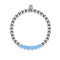 Coy | Silver | Aquamarine | Gemstone Expression Bracelet