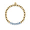 Appealing | 18k Gold | Faceted Grey Jade | Gemstone Expression Bracelet