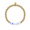Joyful | 18k Gold | Porcelain Jade | Gemstone Expression Bracelet