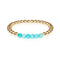 Cheerful | 18k Gold | Aquamarine Jade | Gemstone Expression Bracelet