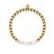 Enthusiastic | 18k Gold | Cream Turquoise | Gemstone Expression Bracelet