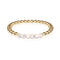 Enthusiastic | 18k Gold | Cream Turquoise | Gemstone Expression Bracelet