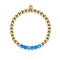 Jubilant | 18k Gold | Dark Blue Emperor Gemstone | Expression Bracelet