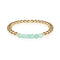 Proud | 18k Gold | Green Turquoise | Gemstone Expression Bracelet