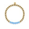 Coy | 18k Gold | Aquamarine | Gemstone Expression Bracelet