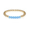 Coy | 18k Gold | Aquamarine | Gemstone Expression Bracelet
