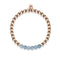 Appealing | 18k Rose Gold | Faceted Grey Jade | Gemstone Expression Bracelet