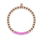 Blissful | 18k Rose Gold | Purple Turquoise | Gemstone Expression Bracelet