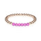 Blissful | 18k Rose Gold | Purple Turquoise | Gemstone Expression Bracelet
