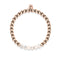 Enthusiastic | 18k Rose Gold | Cream Turquoise | Gemstone Expression Bracelet