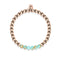 Elated | 18k Rose Gold | Snakeskin Gemstone | Expression Bracelet