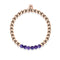 Admiration | 18k Rose Gold | Amethyst | Gemstone Expression Bracelet