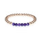 Admiration | 18k Rose Gold | Amethyst | Gemstone Expression Bracelet