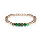 Dreamy | 18k Rose Gold | New Green Agate | Gemstone Expression Bracelet