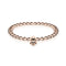 Vader | 18k Rose Gold | Crystal Charm Bracelet