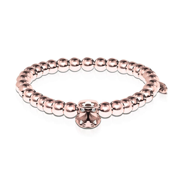 Men's | Trooper | 18k Rose Gold | Crystal Charm Bracelet