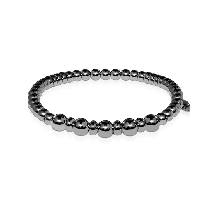 Men's | Balanced | Gunmetal | Bead Bracelet