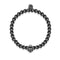 Vader | Charcoal Steel | Crystal Charm Bracelet