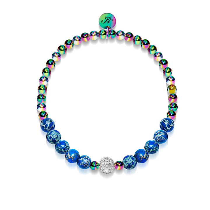 Atlantis | Unicorn Steel | Crystal Sea Stone Bracelet