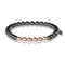 Men's | Gunmetal | 18k Rose Gold | Bead Bracelet