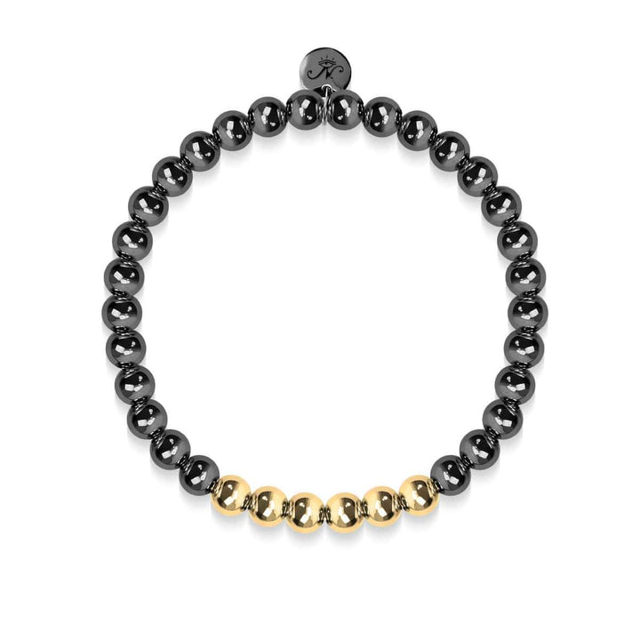 Glorious | Gunmetal | 18k Gold | Expression Bracelet | Men's