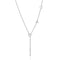 Love | Silver | Lariat Necklace