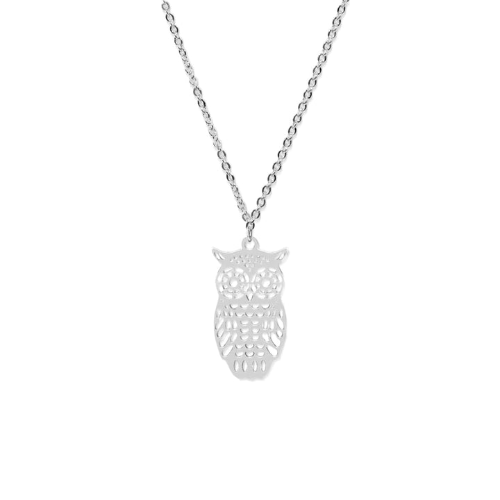 Owl | Silver | Charm Necklace