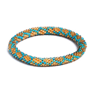 Oasis in the Serengeti | Himalayan Glass Bead Bracelet
