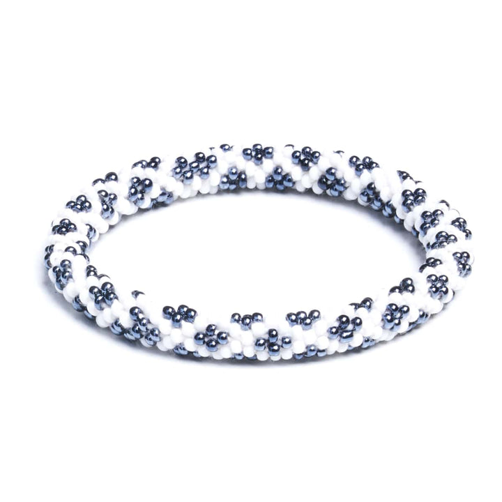 Winter Garden | Himalayan Glass Bead Bracelet