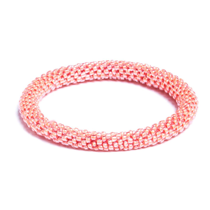 Pink Azalea | Himalayan Glass Bead Bracelet