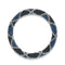 Navajo Smoke | Himalayan Glass Bead Bracelet