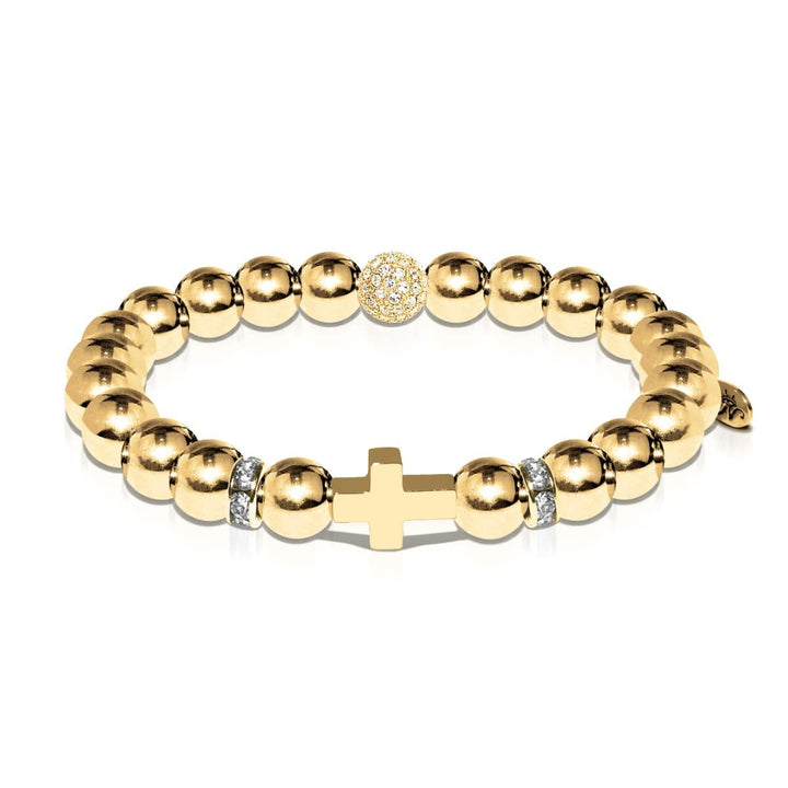 St. Paul | 18k Gold | Cross Bracelet