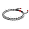 Silver and Red Enamel | Crystal Gala | Fashion Santa Bracelet | Black