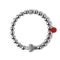 Silver and Red Enamel | Fashion Santa Cross Bracelet
