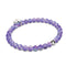 Violet | Silver | Mermaid Glass Bead Bracelet