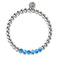 Sapphire | Silver | Mermaid Glass Expression Bracelet