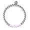 Violet | Silver | Mermaid Glass Expression Bracelet