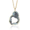 Gemstone Juniper Crystal Druzy Necklace